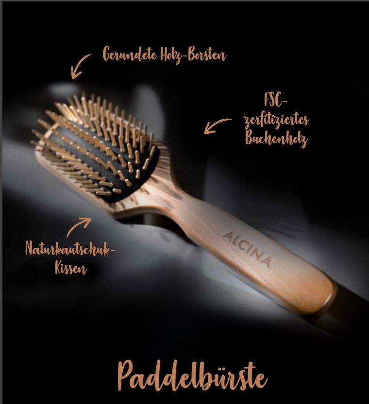 Alcina Paddelbürste mit Holzstiften