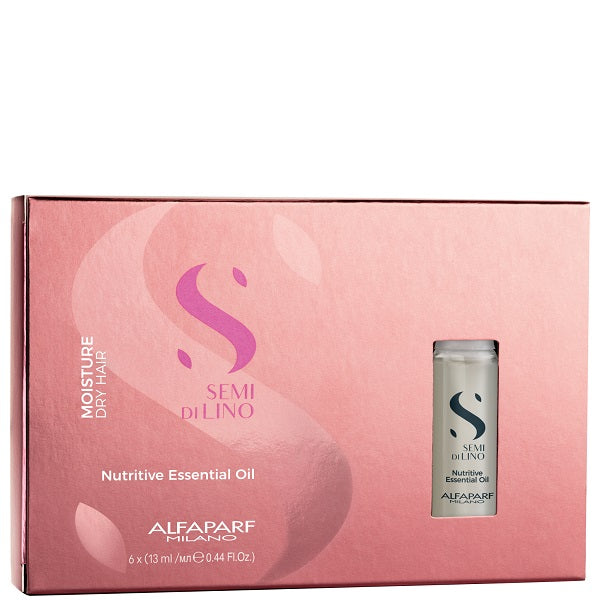 Alfaparf Milano Semi Di Lino Moisture Nutritive Essential Oil 6x13 ml