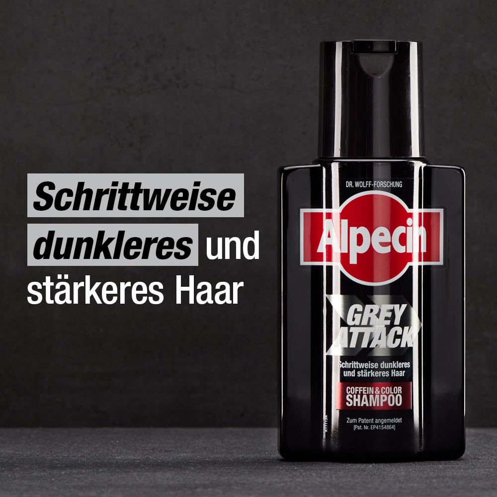 Alpecin Grey Attack Coffein & Color Shampoo 200 ml