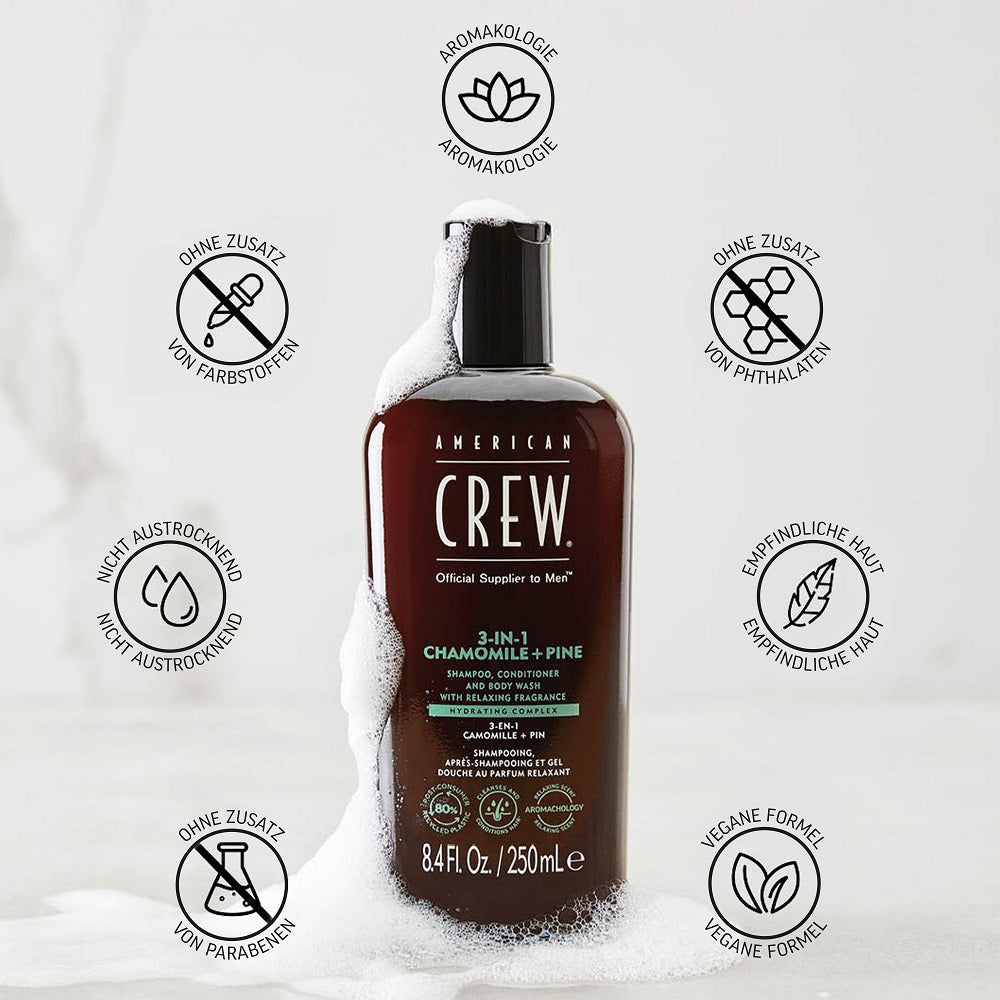 American Crew Chamomile & Pine Relaxing 3-in-1 Shampoo 1000ml