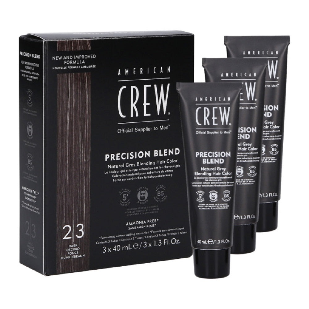 American Crew PRECISION BLEND 2/3 DARK 3X40ml