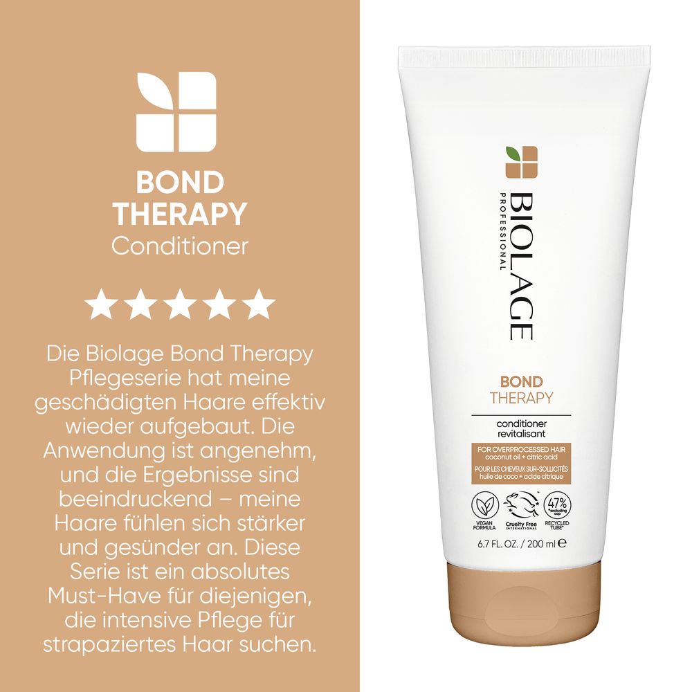 Biolage Bond Therapy XMAS Coffret - Shampoo 250 ml + Conditioner 200 ml + Leave-In Cream 150 ml