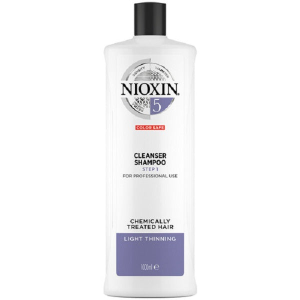 Wella Nioxin System 5 Cleanser Shampoo Étape 1 1000 ml - Nouveau