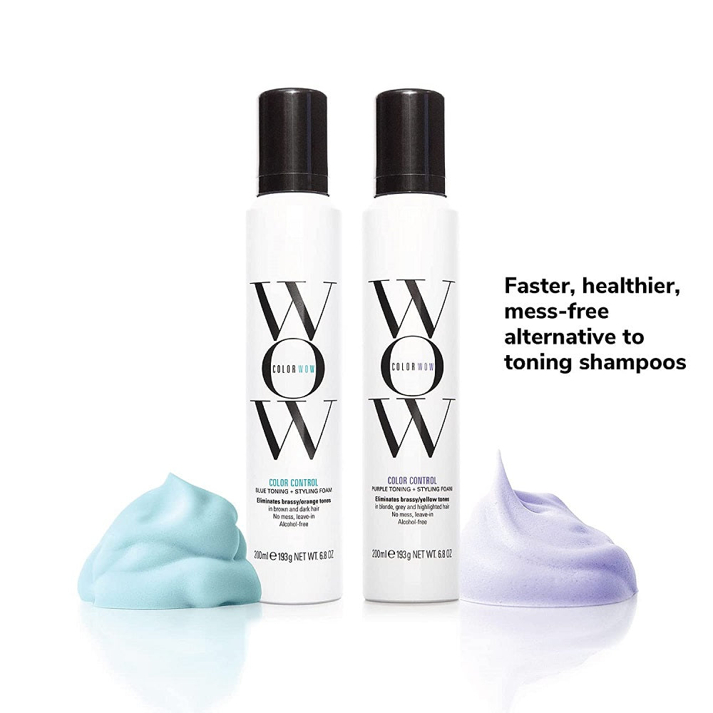Color Wow Color Control BLUE Toning and Styling Foam 200ml