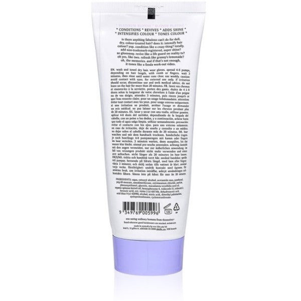 Evo Fabuloso Platinum Blonde Colour Boosting Treatment 220 ml