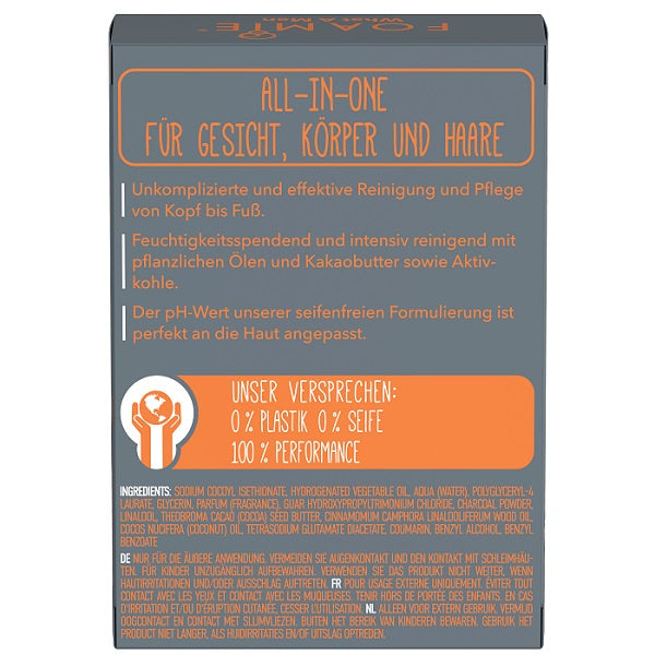 Foamie 3 in 1 Feste Duschpflege For Men - What A Man