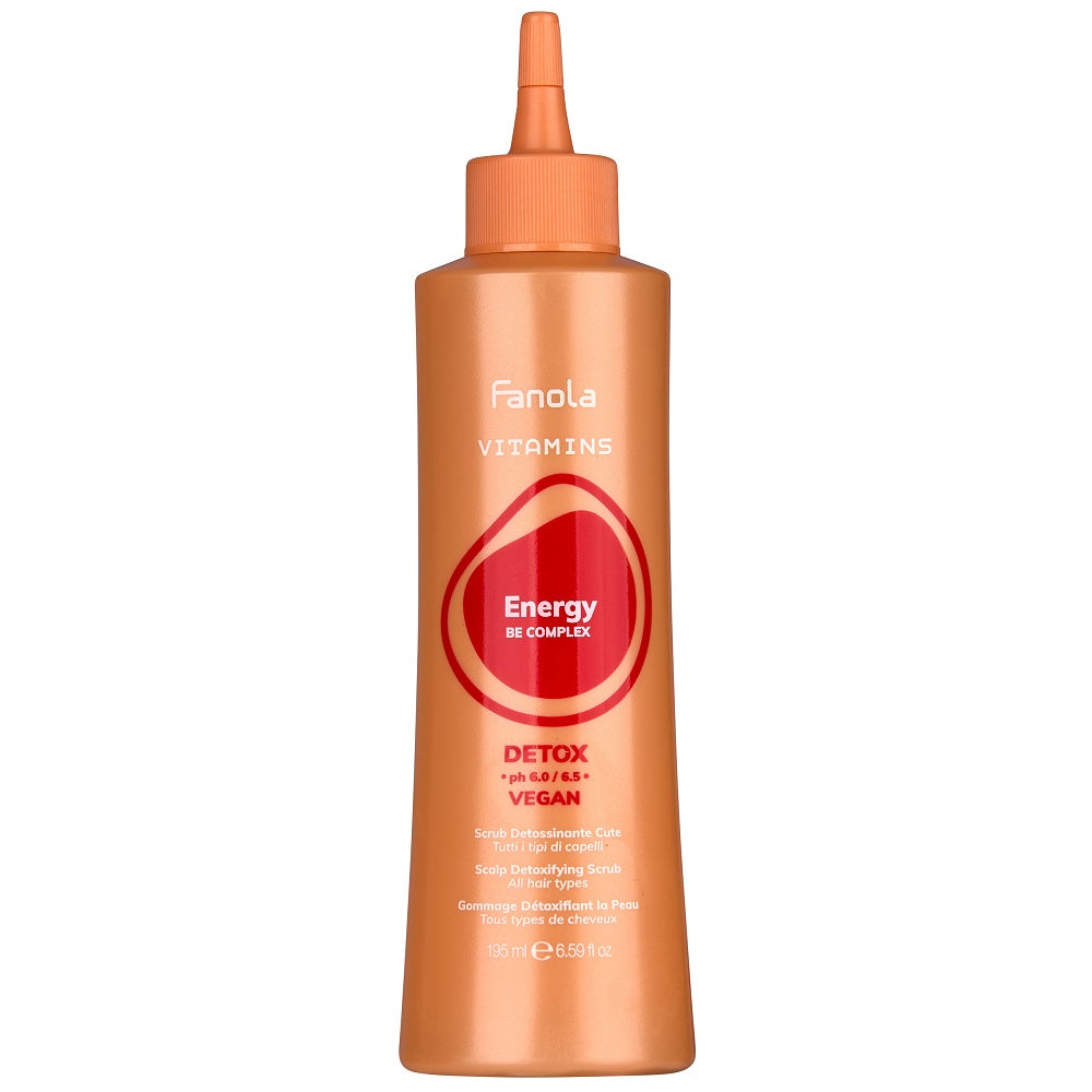 Fanola Vitamins Energy Detox Scalp Fluid Scrub 195 ml