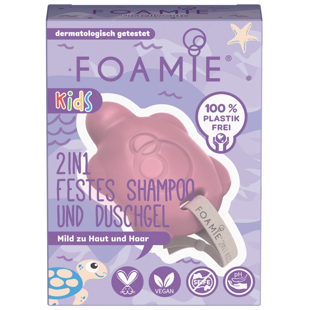 Foamie Shampoing & Gel Douche Solide 2en1 ENFANT - rose