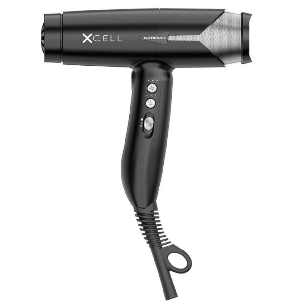 Gamma+ Hairdryer Xcell Nylon Charcoal