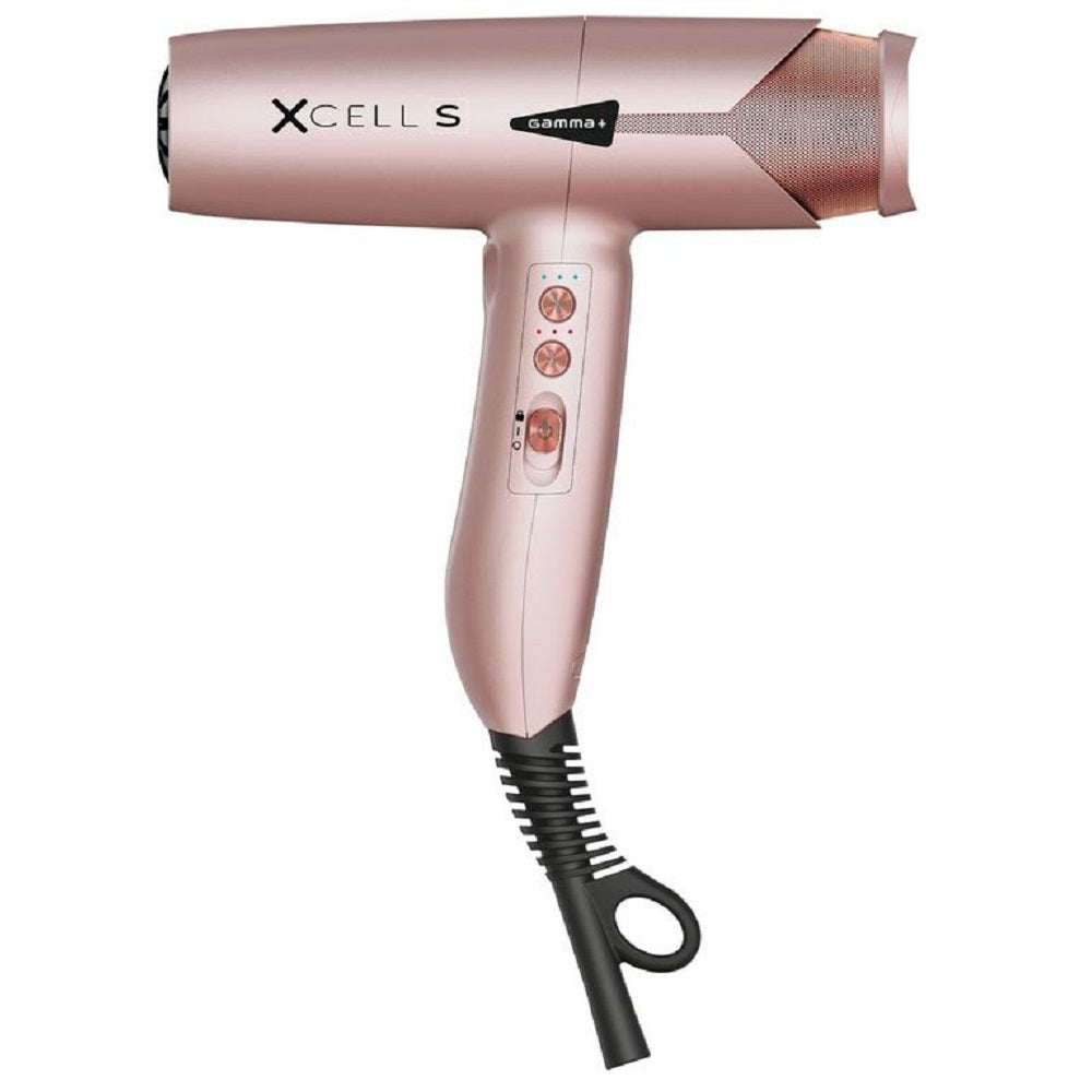 Gamma+ Hairdryer Xcell S Matt Gold Rose