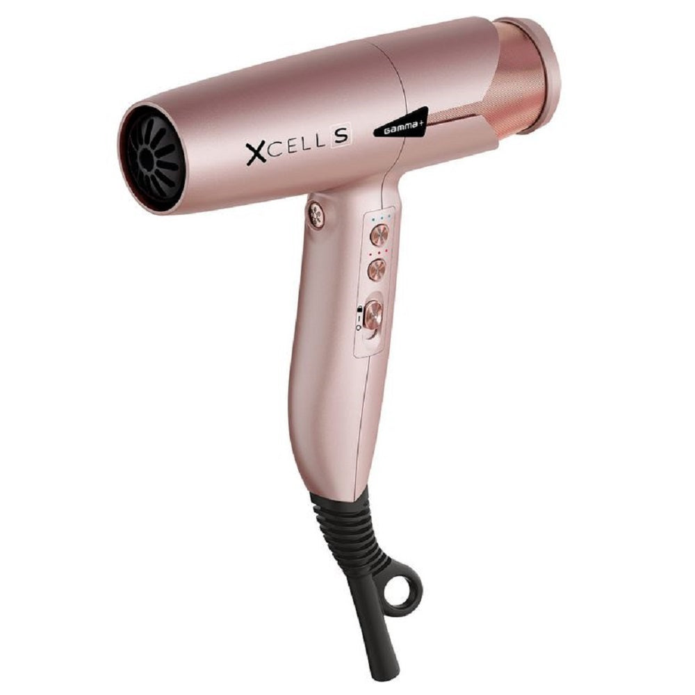 Gamma+ Hairdryer Xcell S Matt Gold Rose