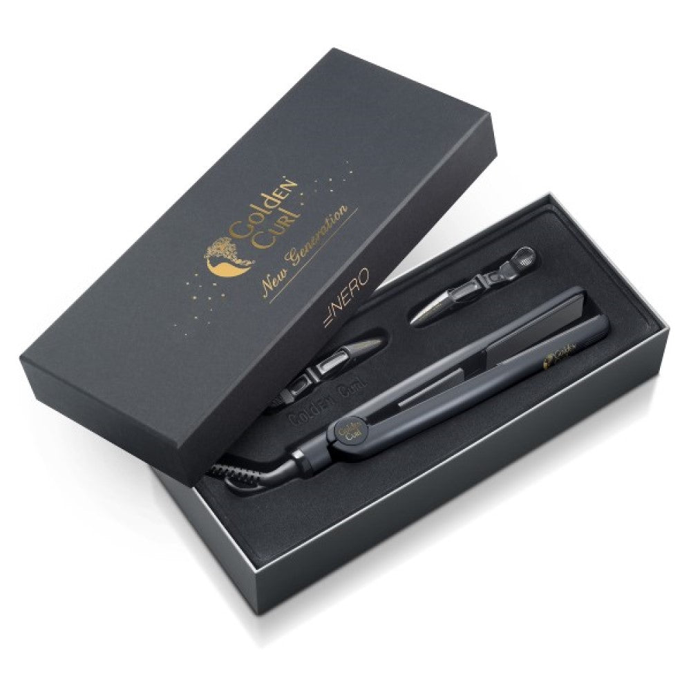 Golden Curl IL Nero Straightener Black