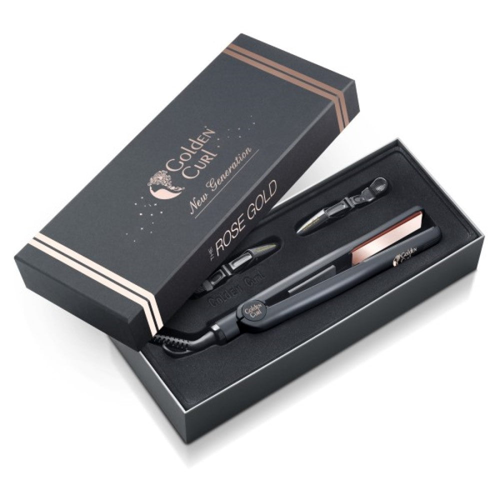 Golden Curl The Rose Golden Straightener