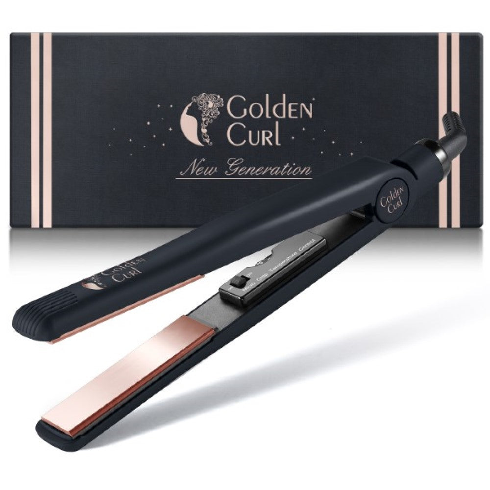 Golden Curl The Rose Golden Straightener