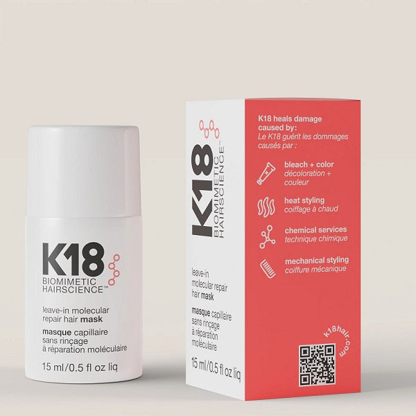 K18 Leave-In Molecular Repair Hair Mask 15 ml