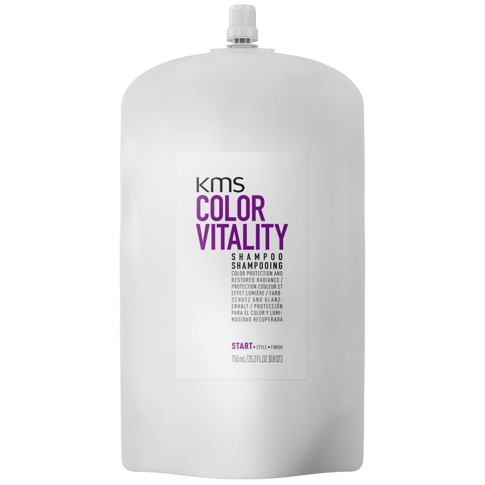 KMS Colorvitality Shampoing Pochette 750 ml + flacon recharge