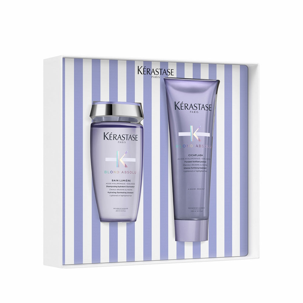 Kérastase Blond Absolu Fondant Spring Set - Bain Lumière 250 ml + Cicaflash 250 ml