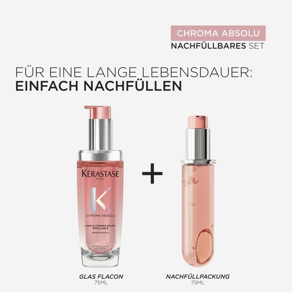 Kèrastase Chroma Absolu l'Huile Èclat Full Pack 75 ml - Refillable