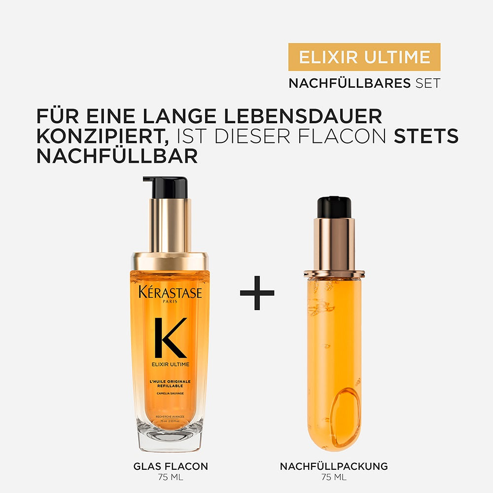 Kérastase Elixir Duo Spring Set - Elixir Ultime Huile Full Pack 75ml + Elixir Ultime 30 ML