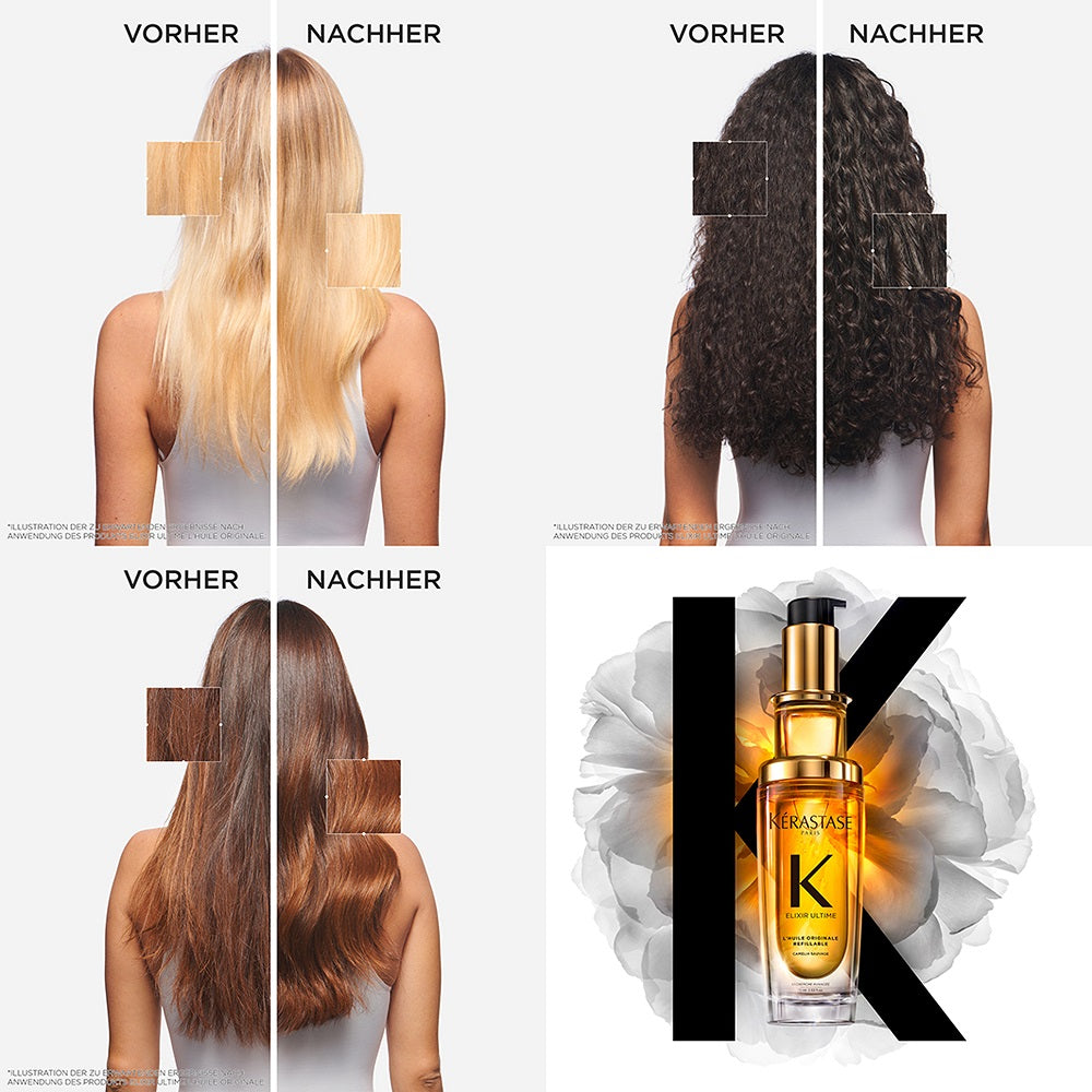 Kérastase Elixir Duo Spring Set - Elixir Ultime Huile Full Pack 75ml + Elixir Ultime 30 ML