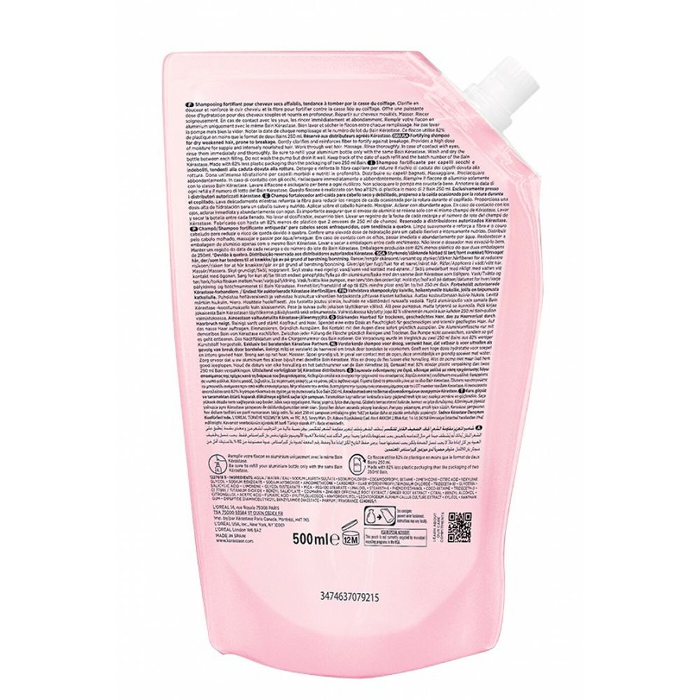 Kèrastase Genesis Bain Hydra-Fortifiant Refill Pouch 500 ml
