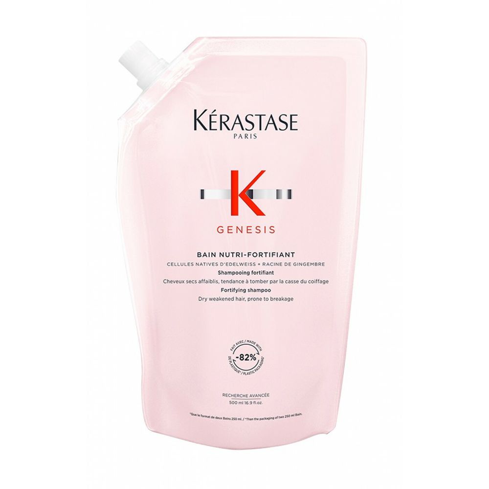 Kèrastase Genesis Bain Nutri-Fortifiant Refill Pouch & Aluminium Bottle 500 ml