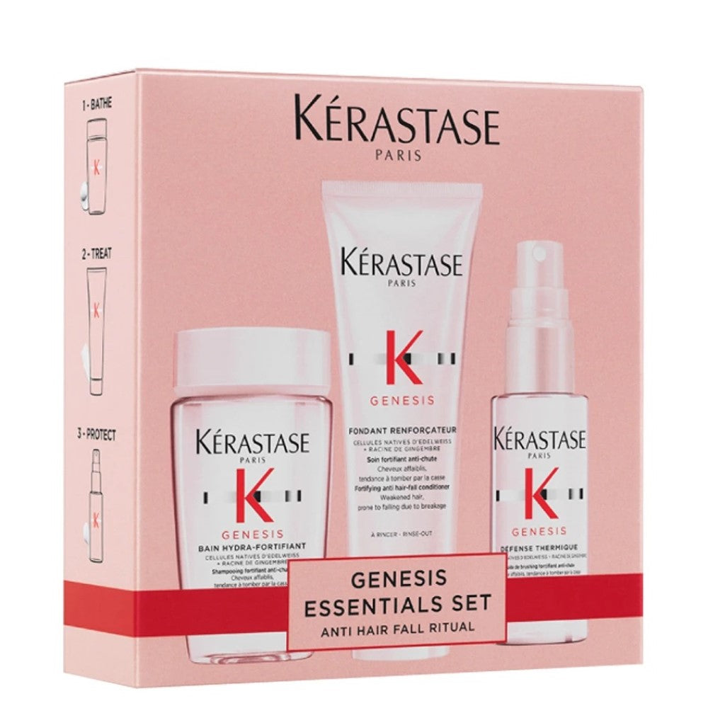 Kèrastase Genesis Discovery Set - Bain Hydra-Fortifiant 80 ml + Fondant Renforcateur 75 ml + Defense Thermique 45 ml