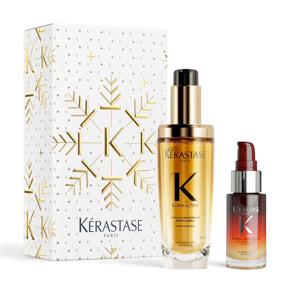 Kérastase Elixir + Night Serum Duo Holiday Set – Elixir Ultime 75 ml + 8H Magic Night Serum 30 ml
