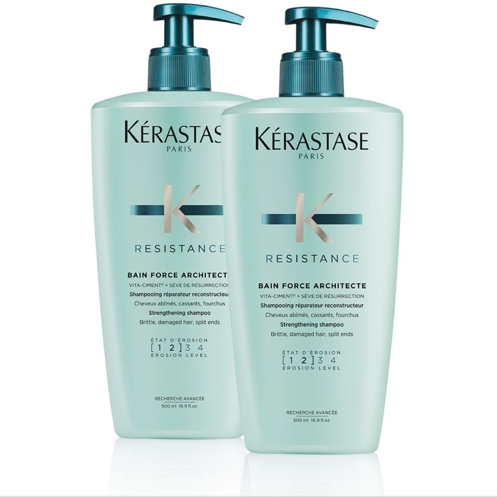 Kérastase Resistance Bain Force Architecte Shampoo 2 x 500 ml