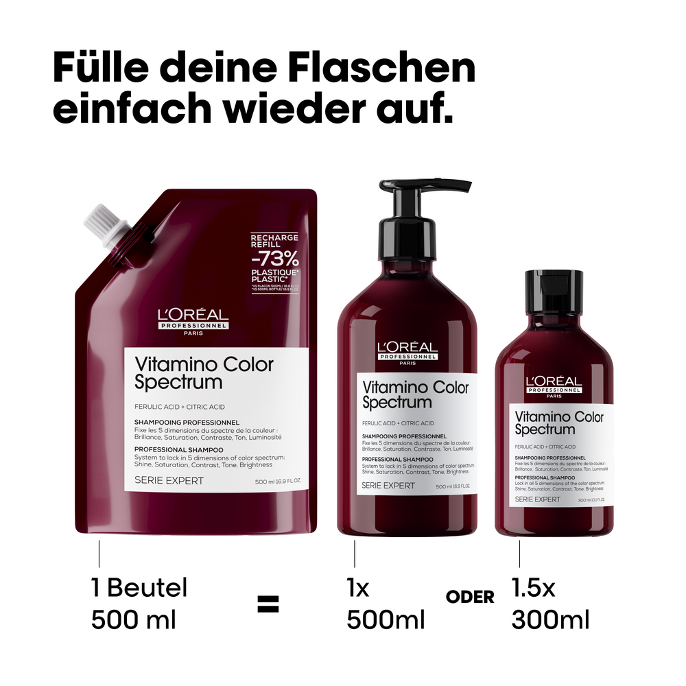 L'Oréal Professionnel Serie Expert Vitamino Color Spectrum Refill Shampoo 500 ml
