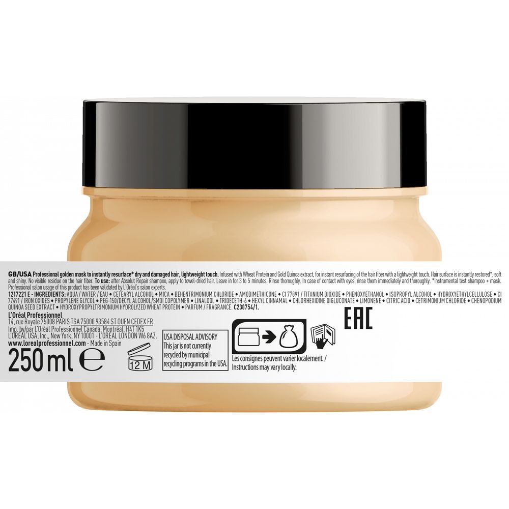 L'Oréal Professionnel Série Expert Absolut Repair Golden Mask 250 ml