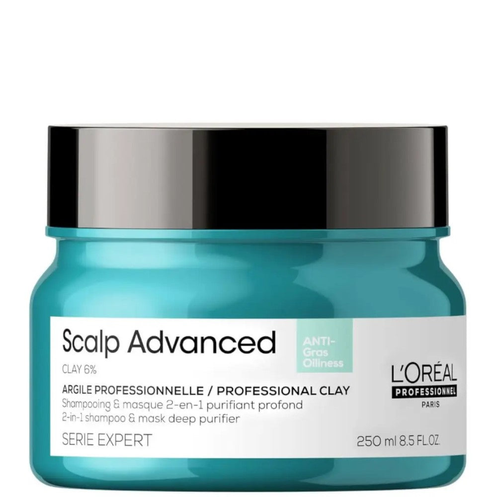 L'Oréal Professionnel Paris Série Expert Scalp Advanced Anti-Oiliness 2in1 Deep Purifier Clay 250 ml