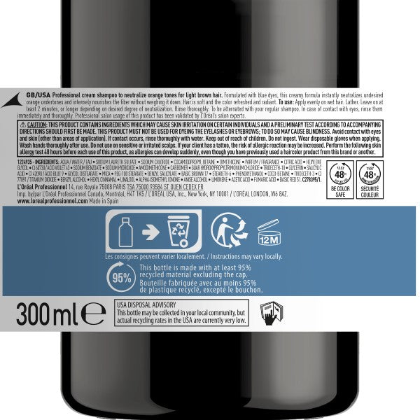 L'Oréal Professionnel Serie Expert Chroma Crème Shampoo Blue 300 ml