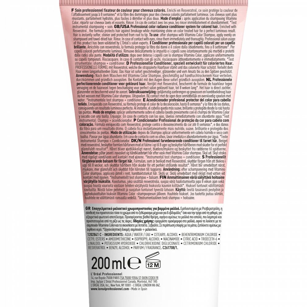 L'Oreal Professionnel Serie Expert Vitamino Color Conditioner 200 ml