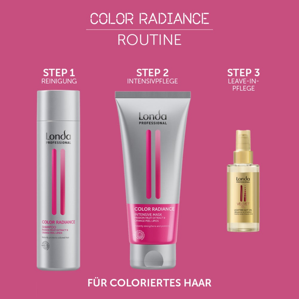 Londa Color Radiance Gift Box - Shampoo 250ml + Mask 200ml + Velvet Oil 30 ml