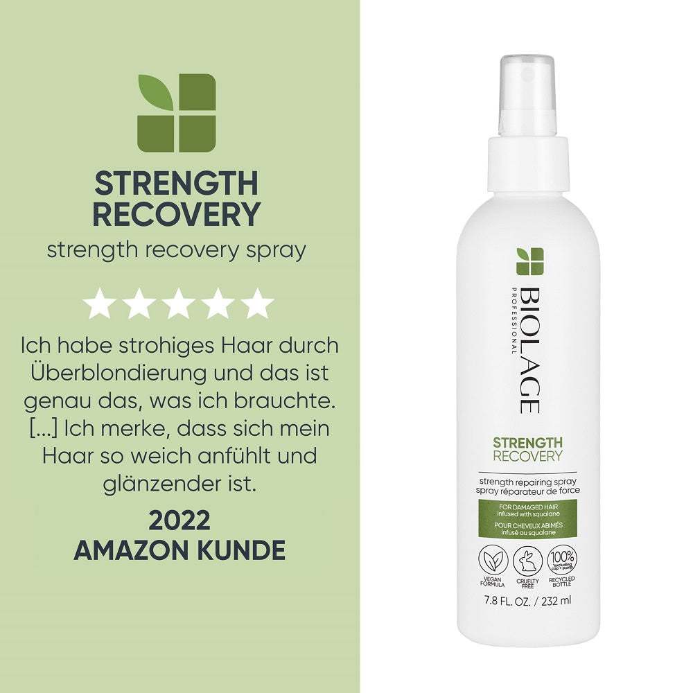 Matrix Biolage Strength Recovery Spring Coffret - Shampoo 250 ml + Conditioner 200 ml + Leave-In Spray 232 ml
