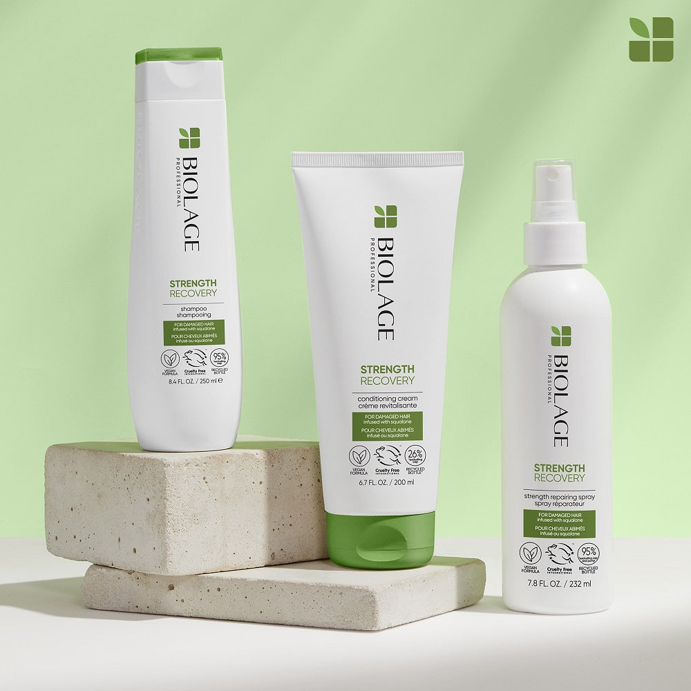 Matrix Biolage Strength Recovery Spring Coffret - Shampoo 250 ml + Conditioner 200 ml + Leave-In Spray 232 ml