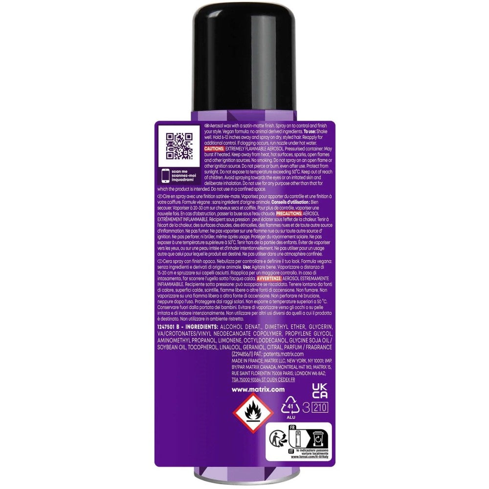 Matrix Styling Builder Wax Spray 250 ml