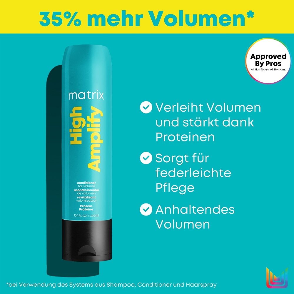 Matrix Total Results High Amplify Spring Coffret - Shampoo 300 ml + Conditioner 300 ml + Miracle Creator Spray 190 ml