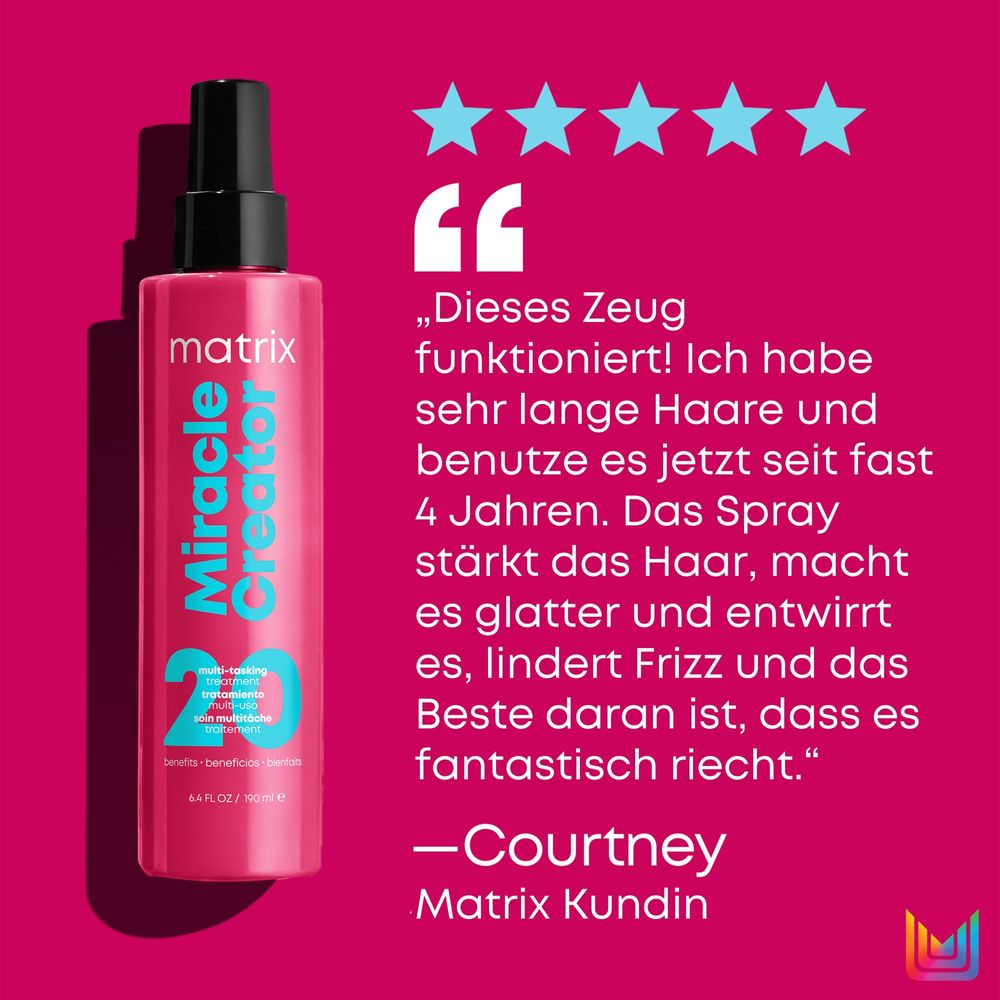 Matrix Total Results Keep Me Vivid XMAS Set - Shampoo 300 ml + Conditioner 300 ml + Miracle Creator 190 ml