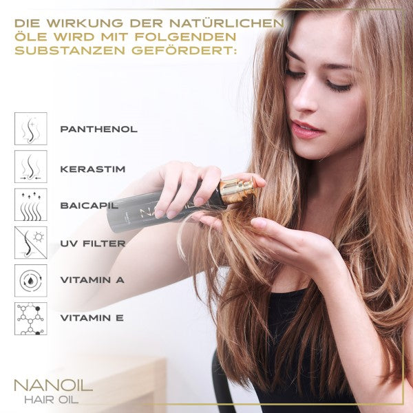Nanoil Porosité Moyenne 100 ml - Huile Capillaire