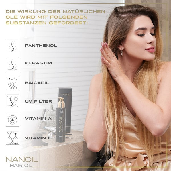 Nanoil Faible Porosité 100 ml - Huile Capillaire