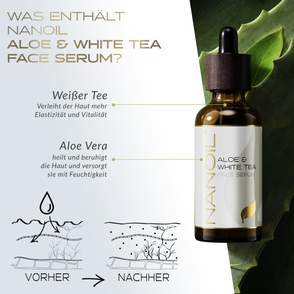 Nanoil Aloe & White Tea Face Serum 50 ml