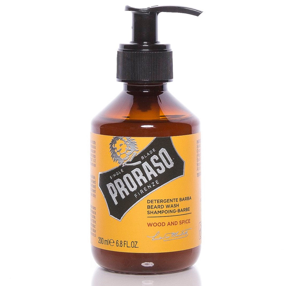 Proraso Wood & Spice Beard Wash Shampoo 200ml