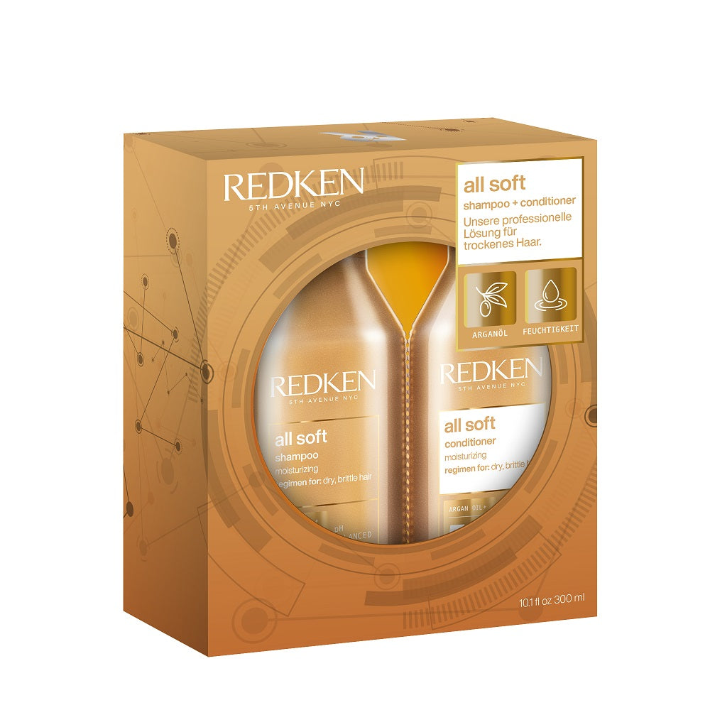 Redken All Soft Spring Coffret - Shampoo 300 ml + Conditioner 300 ml