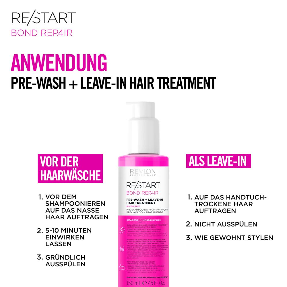 Revlon Professional Re/Start Bond Repair Pre-Wash Leave-In 150 ml