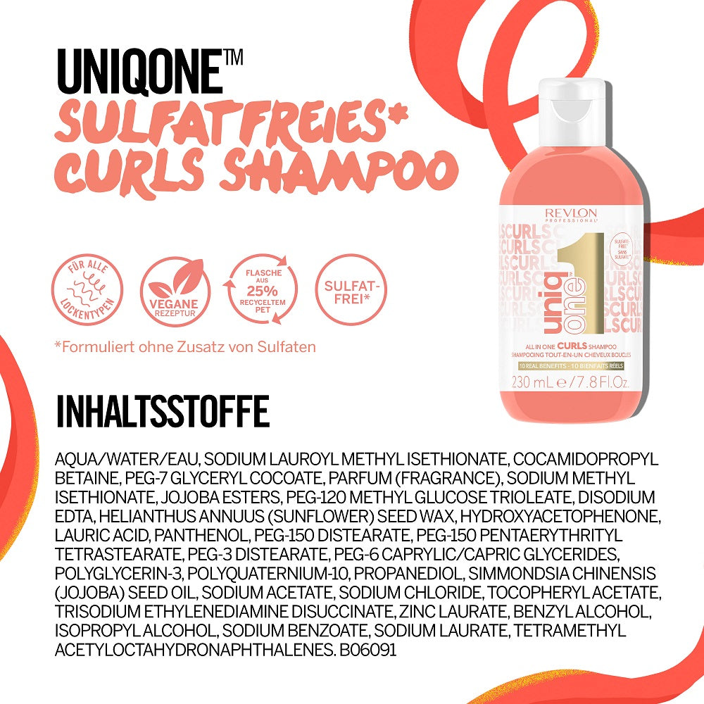 Revlon Uniq One All In One Curls Shampoo 230ml