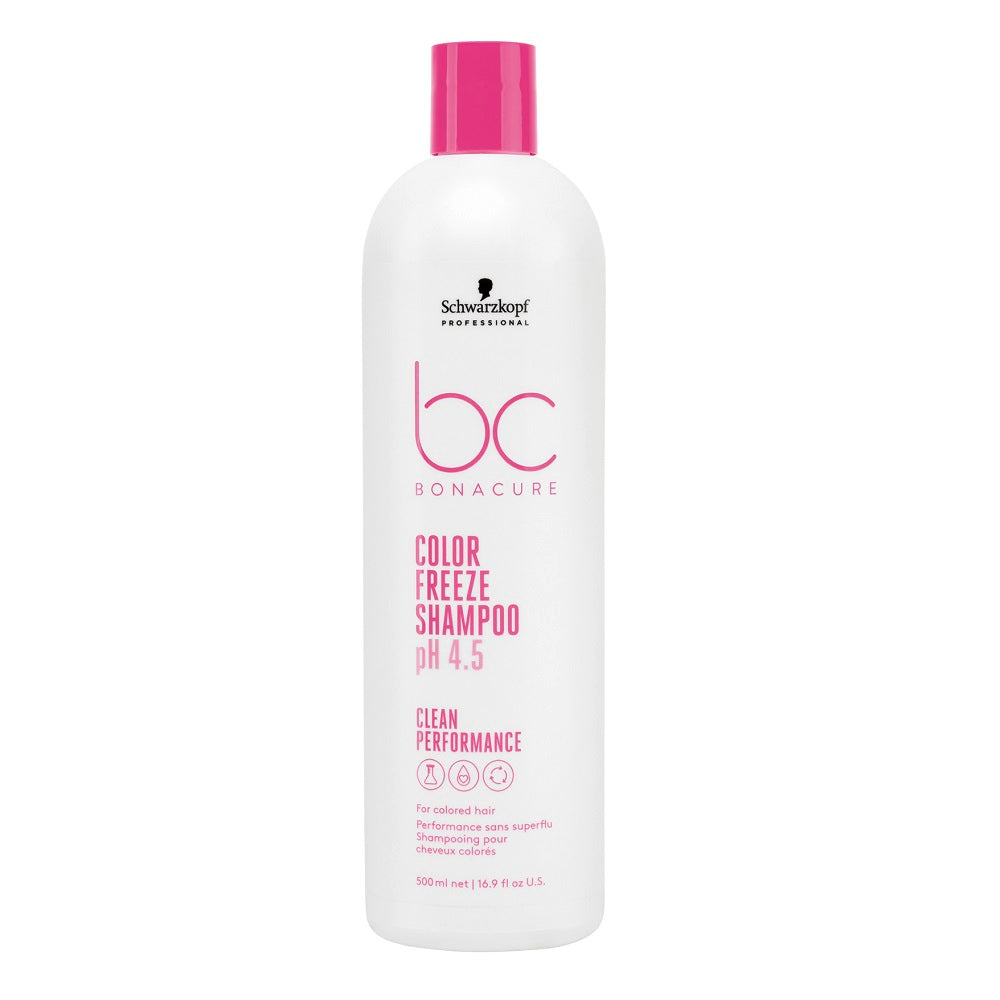 Schwarzkopf BC Color Freeze Shampoo 500 ml + Spray Conditioner 400 ml + Kosmetiktasche