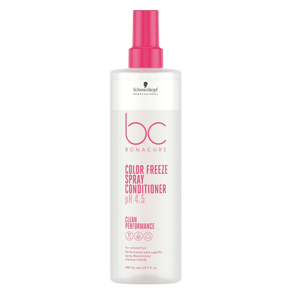 Schwarzkopf BC Color Freeze Shampoo 500 ml + Spray Conditioner 400 ml + Kosmetiktasche