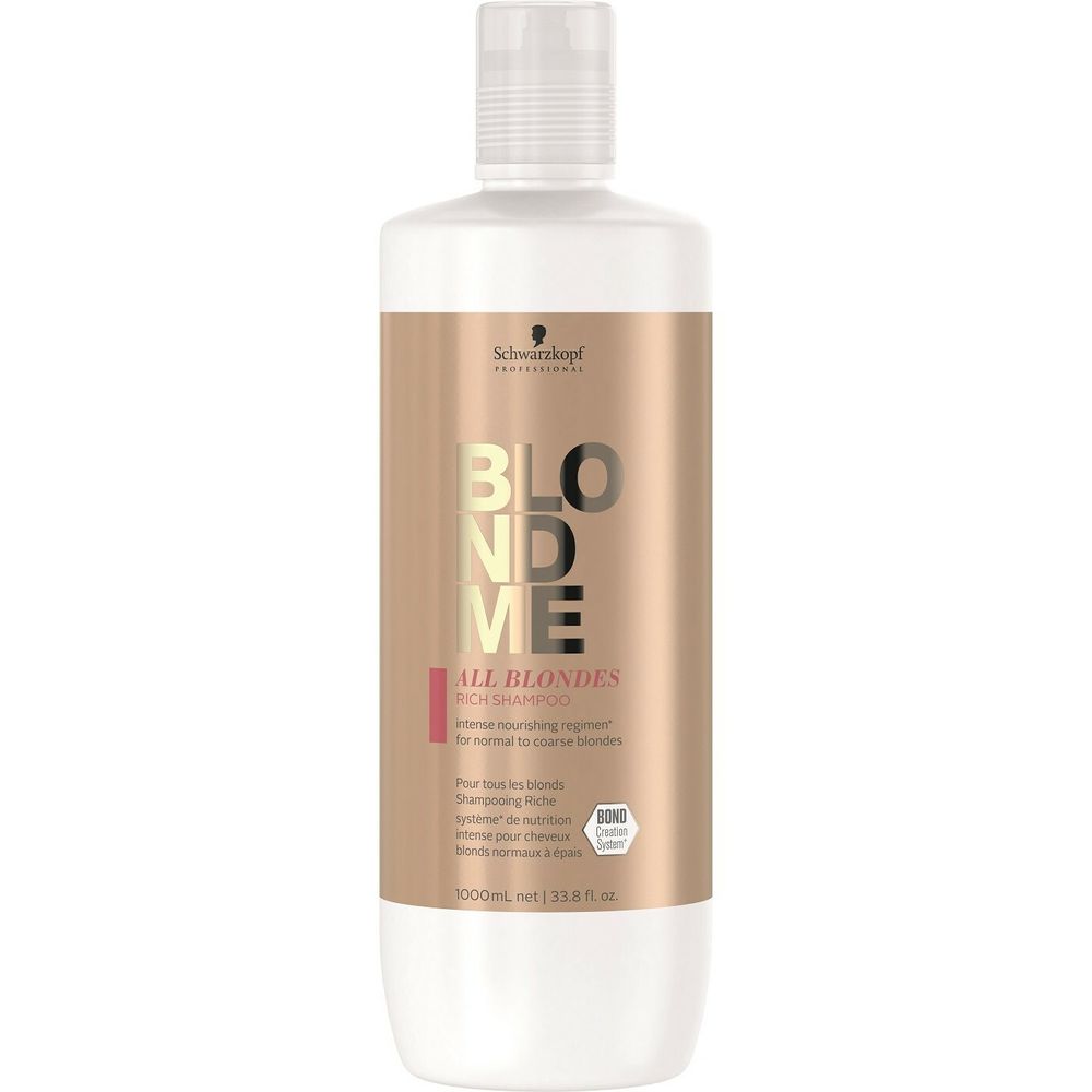 Schwarzkopf Blondme All Blondes Rich Shampoo 1000 ml